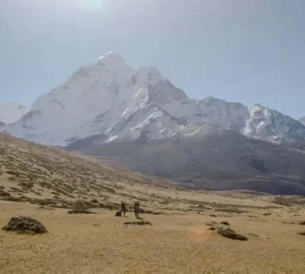 Dingboche village on the Everest Base Camp trekking route in Nepal