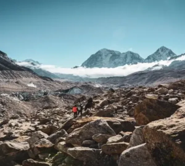 View from Kala Patthar viewpoint near Everest Base Camp in Nepal