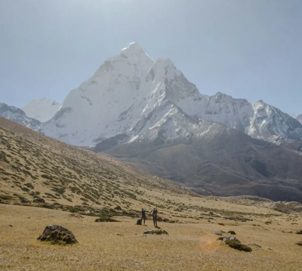 Dingboche village on the Everest Base Camp trekking route in Nepal