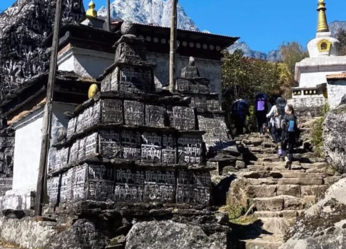 view from namche bazar