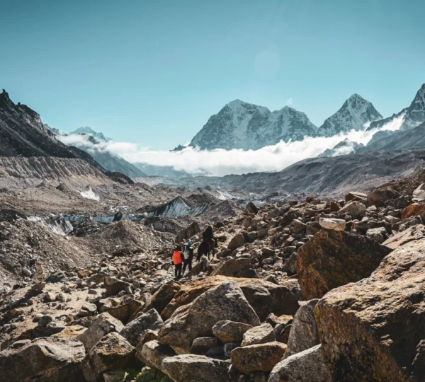 View from Kala Patthar viewpoint near Everest Base Camp in Nepal