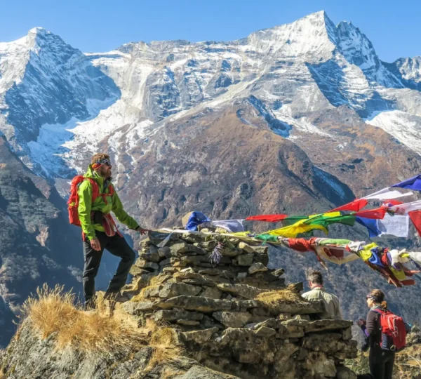 View from Everest Basecamp Trekking Route