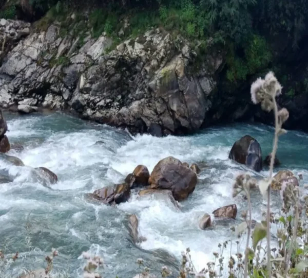 Beautiful river along the Ghorepani trekking route in Annapurna region